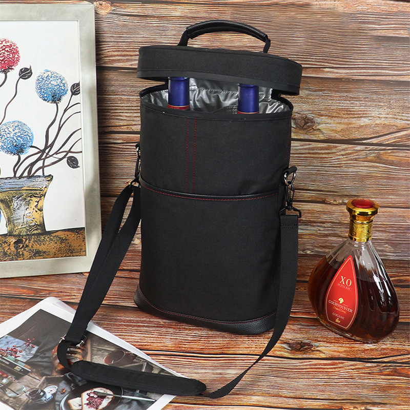 ポータブル屋外ワインクーラーバッグ、750ml赤ワイン・ビー - Wine Chiller Sleeve のレビューと価格
