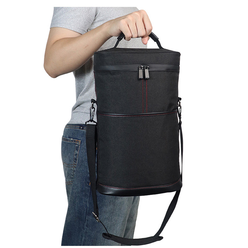 ポータブル屋外ワインクーラーバッグ、750ml赤ワイン・ビー - Wine Chiller Sleeve のレビューと価格