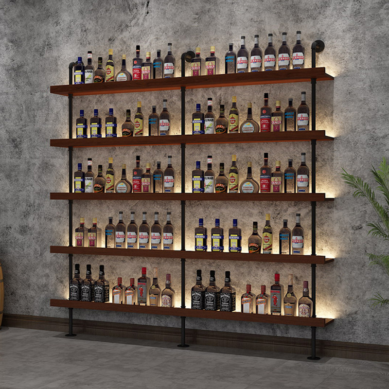バー赤ワインフロアラック多層ラックレストランウォールラックビ - Wine Beer Rack のレビューと価格