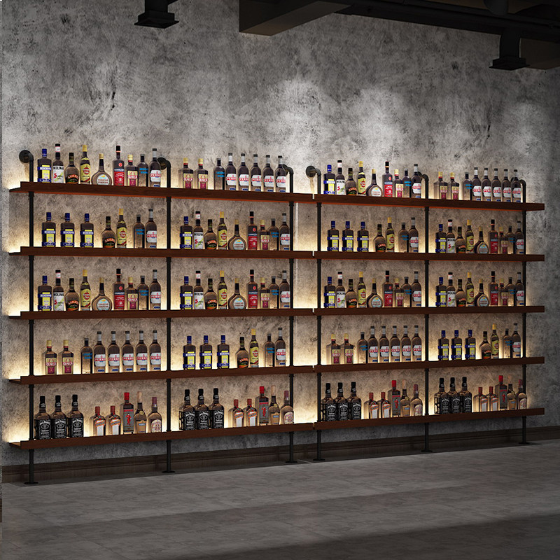 バー赤ワインフロアラック多層ラックレストランウォールラックビ - Wine Beer Rack のレビューと価格