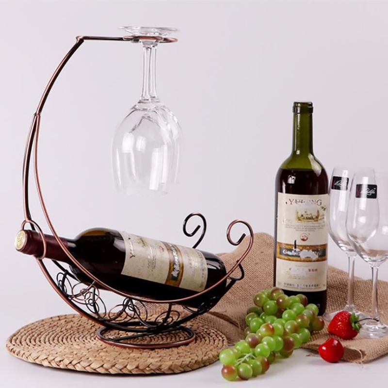 ● クリエイティブなメタルワインラック、吊り下げ式ワイングラ - Wine Rack Wall Mount のレビューと価格