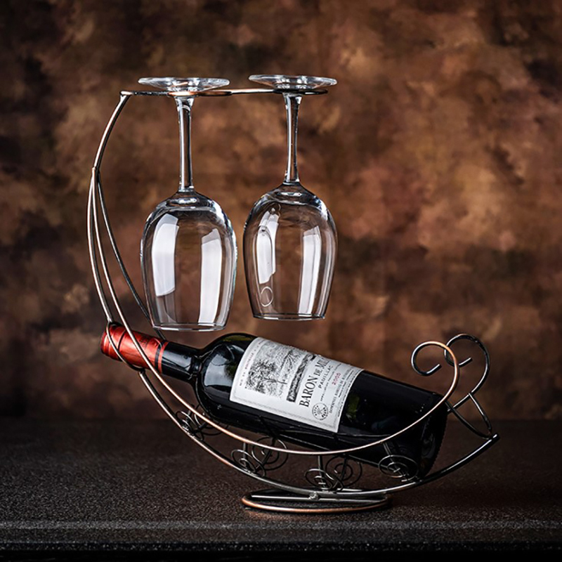 ● クリエイティブなメタルワインラック、吊り下げ式ワイングラ - Wine Rack Wall Mount のレビューと価格