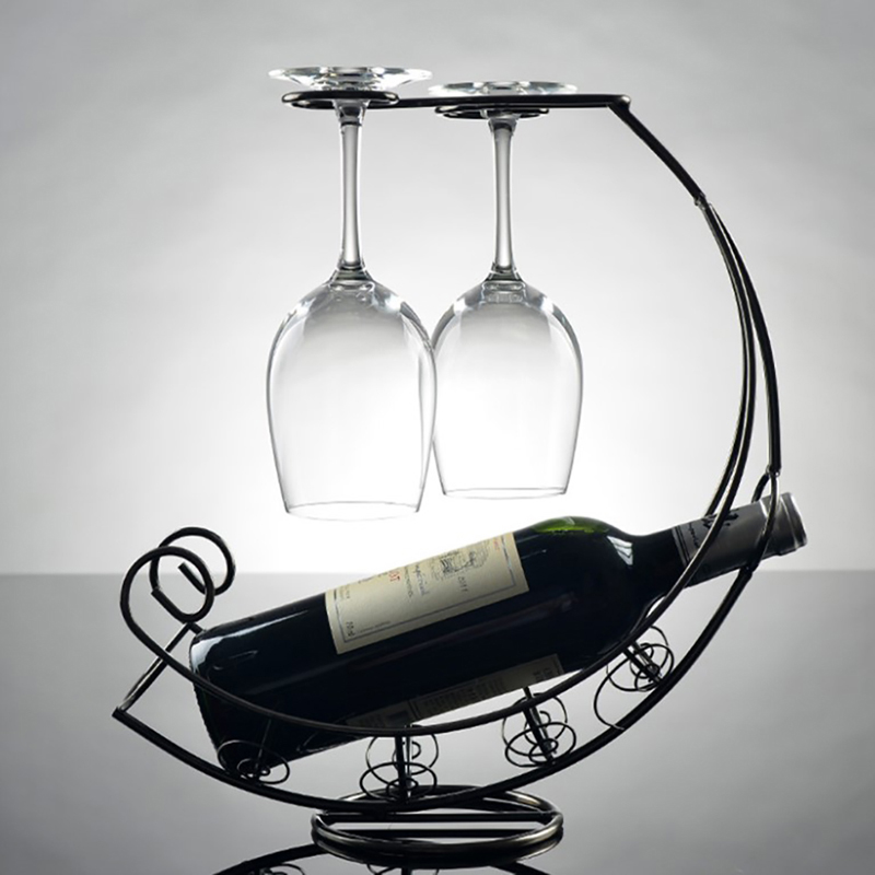 ● クリエイティブなメタルワインラック、吊り下げ式ワイングラ - Wine Rack Wall Mount のレビューと価格
