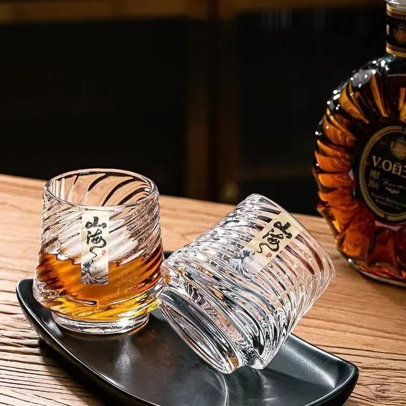 ガラス製ウイスキーカップセット　上海カップ　家庭用洋酒グラス - Wine In Beer Glass のレビューと価格