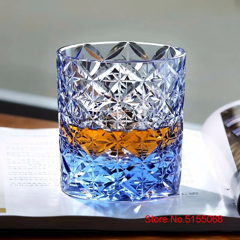 K9クリスタル星空ウイスキーカップ スターライト江戸切子 手 - Wine Xo のレビューと価格