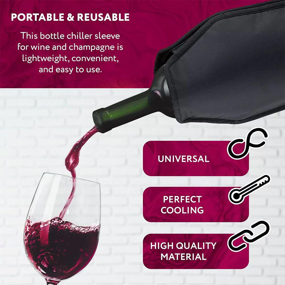 1Pc 新マルチシーンワインアイスバッグ冷却ホルダーゼリーピ - Wine Chiller Sleeve のレビューと価格