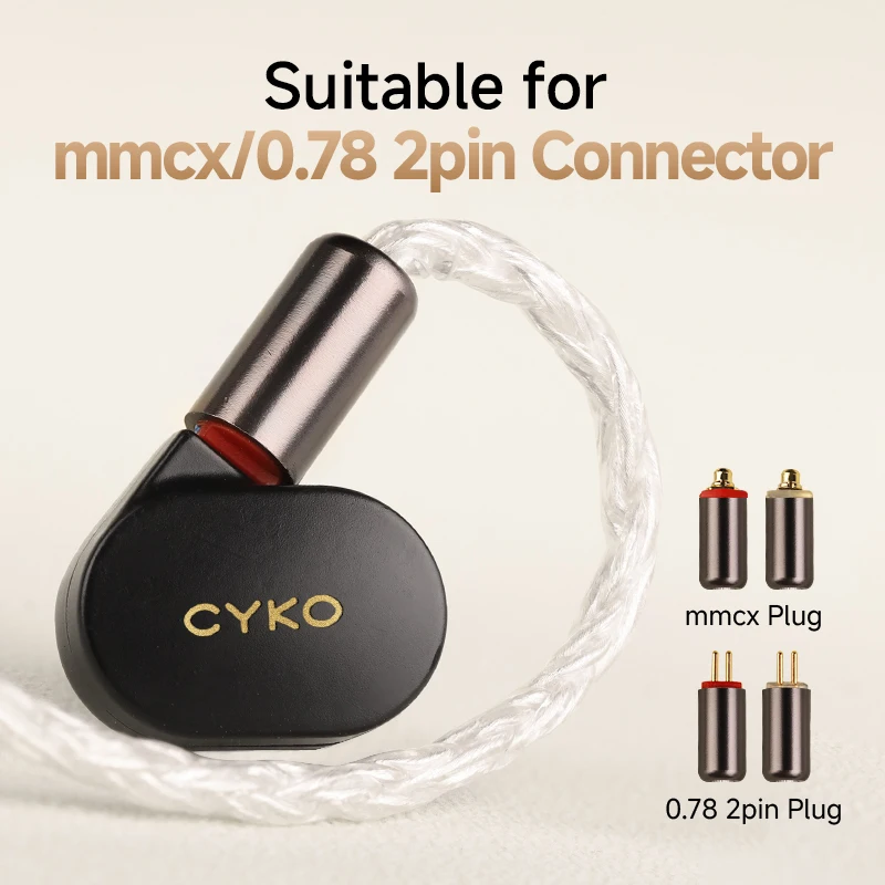 CYKO プレミアム 16 コア 6N OCC 銀メッキイヤ - Wine Xo のレビューと価格
