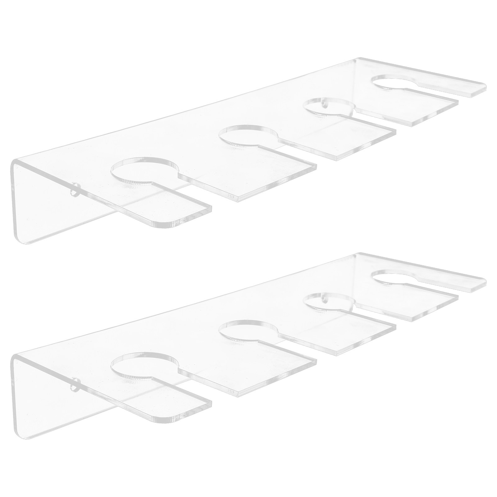 2個セット アクリル製ワイングラスホルダー キャビネット下ま - Wine Rack Wall Mount のレビューと価格