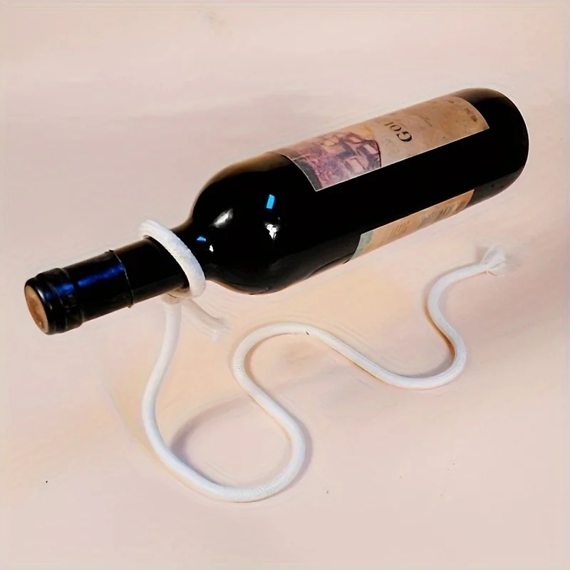 クリエイティブなワインボトルラック,個性的なロープ,ボトルホ - Wine Rack Wall Mount のレビューと価格