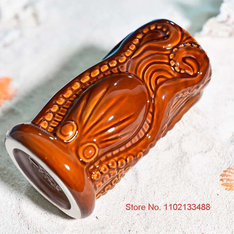 ティキバーカクテルカップ ハワイ トロピカルビーチ スムージ - Wine Beer Indian のレビューと価格