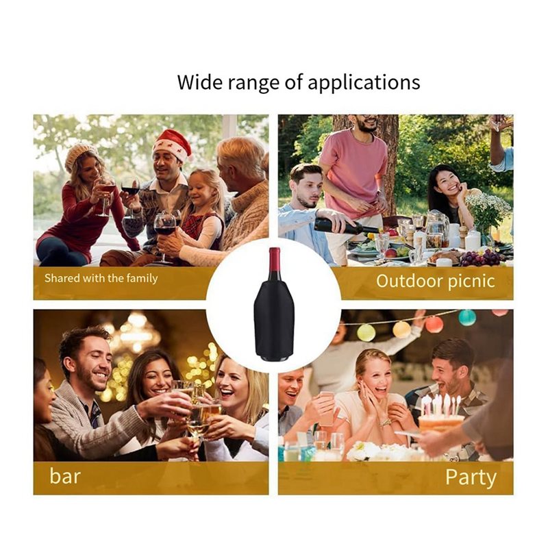 B-T 2X ワインクーラースリーブ、ワインボトル用ジェルク - Wine Chiller Sleeve のレビューと価格