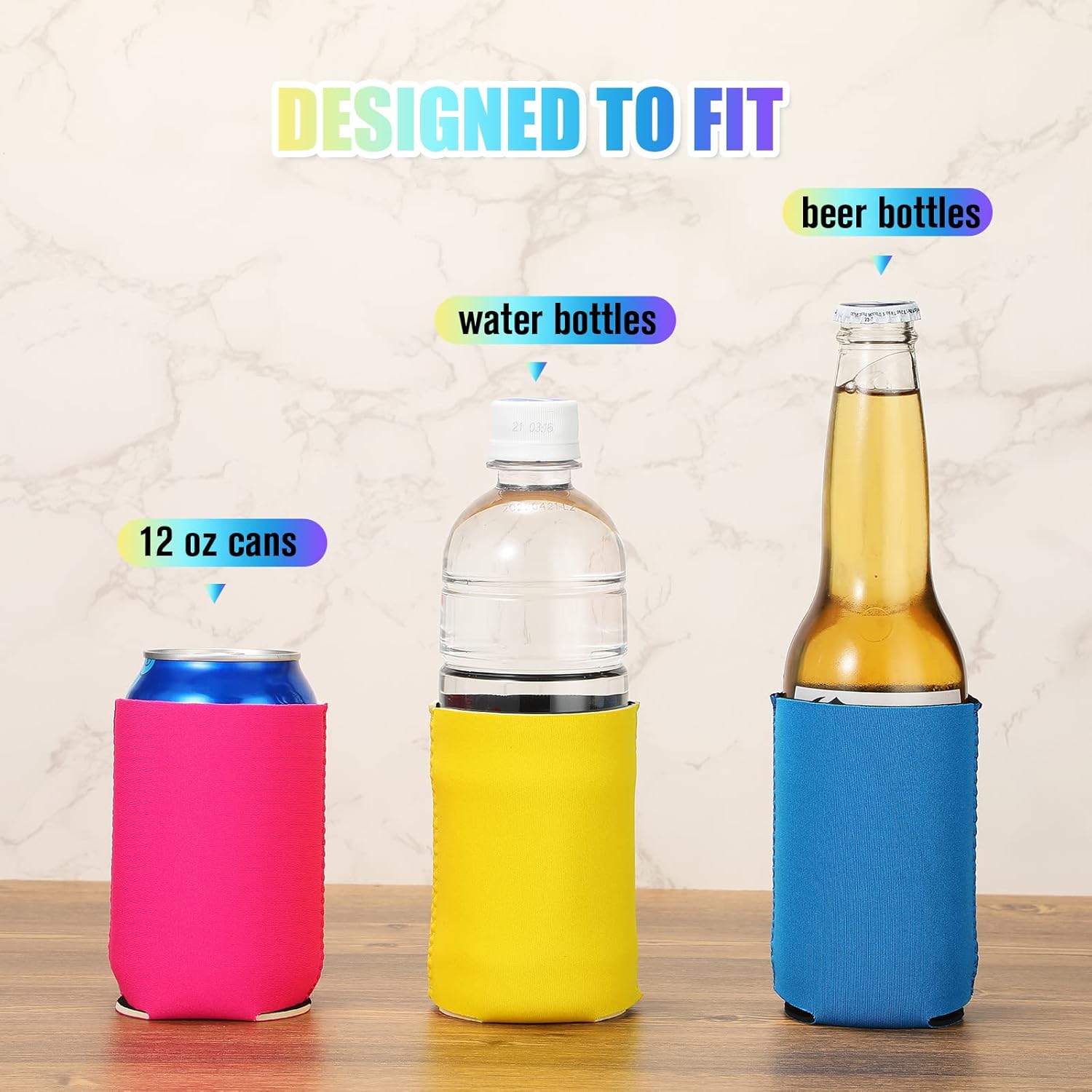 業務用 無地 ビール缶クーラースリーブ ソフト断熱 再利用可 - Wine Chiller Sleeve のレビューと価格
