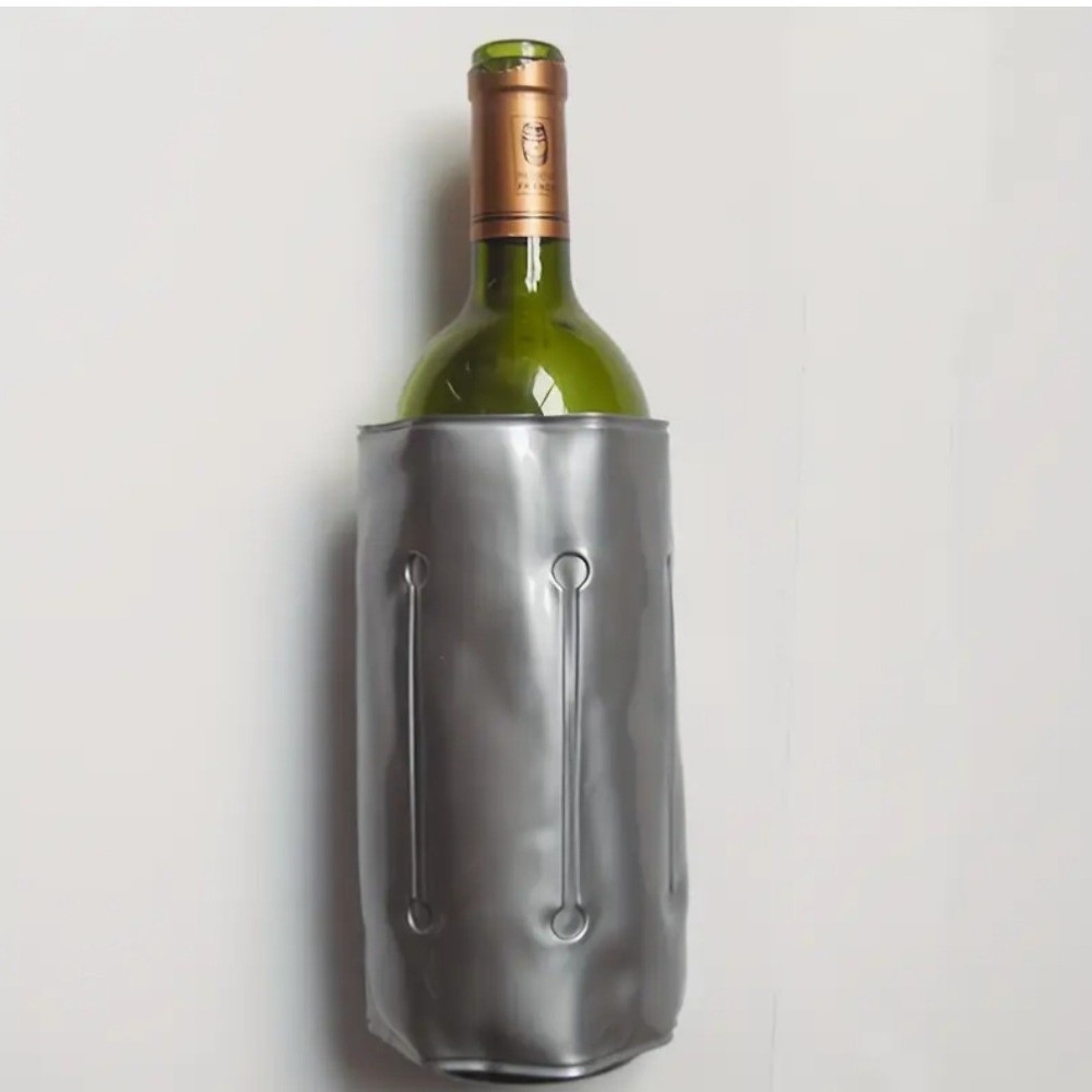 急速冷却33cm×18cmワインクーラーバッグ 再利用可能  - Wine Chiller Sleeve のレビューと価格