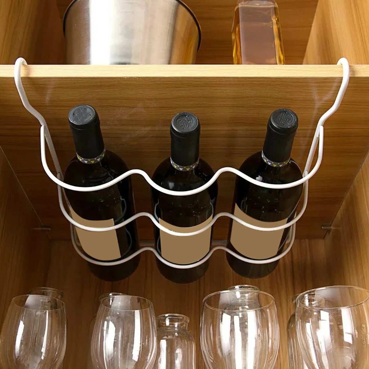 AA14 キッチン用品オーガナイザーラック シェルフ内ビール - Wine Beer Rack のレビューと価格