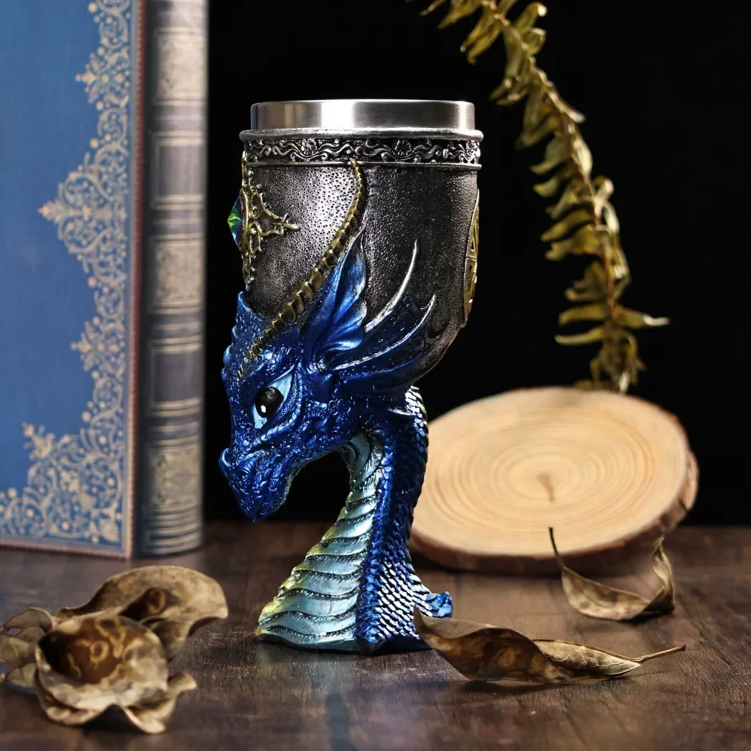 200 ミリリットルドラゴンヘッドゴブレットステンレス鋼樹脂 - Wine In Beer Glass のレビューと価格