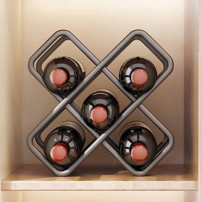 金属製六角形ワインラック 5/8グリッド ビール瓶収納 卓上 - Wine Beer Rack のレビューと価格