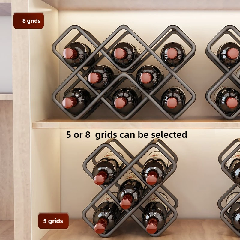 金属製六角形ワインラック 5/8グリッド ビール瓶収納 卓上 - Wine Beer Rack のレビューと価格